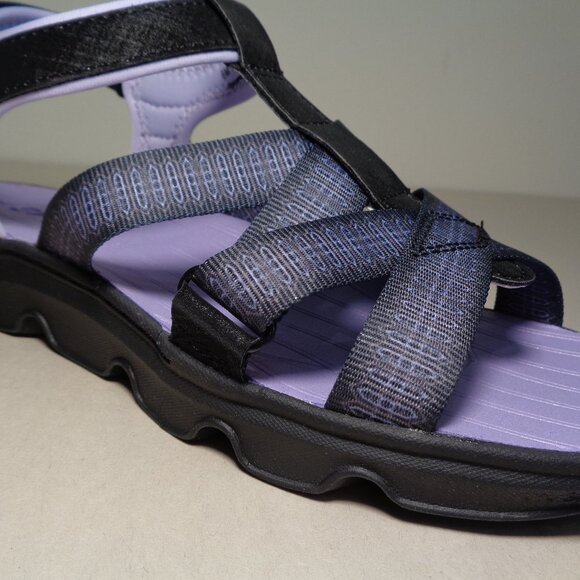 JSport by Jambu Size 6 M KAIA Black / Purple Geometric Sandals New Women's Shoes - Picture 5 of 16